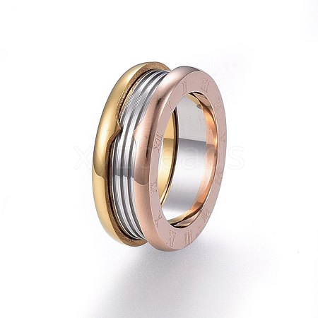 304 Stainless Steel Rings RJEW-G094-06A-M-1