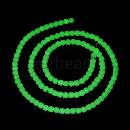 Luminous Glass Bead Strands X-GLAA-H018-01B-1