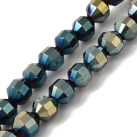 Electroplated Synthetic Non-magnetic Hematite Beads Strands G-I364-L01-07-1