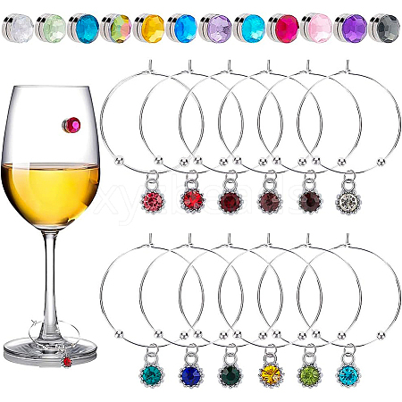 DIY Wine Glass Charm Making Kit DIY-BC0005-58-1