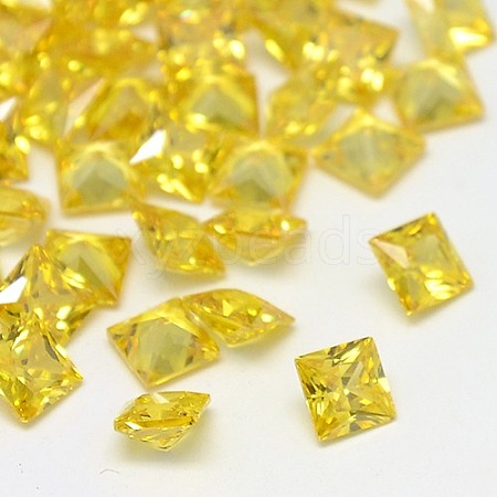 Cubic Zirconia Cabochons ZIRC-M004-6x6mm-003-1