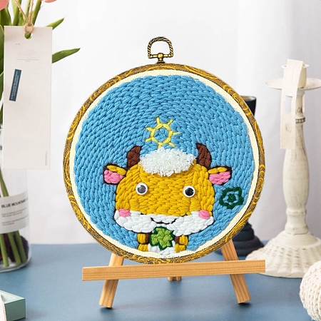 DIY Punch Embroidery Beginner Kits PW-WG3DC73-02-1