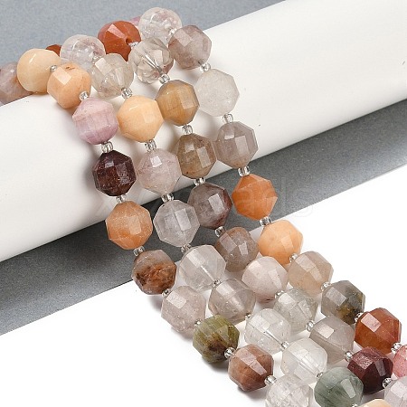 Natural Rutilated Quartz Beads Strands G-O201B-151H-1