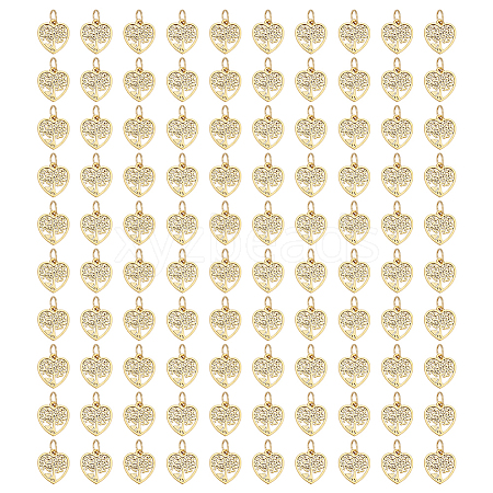100Pcs Tibetan Style Alloy Pendants PALLOY-GO00038-1