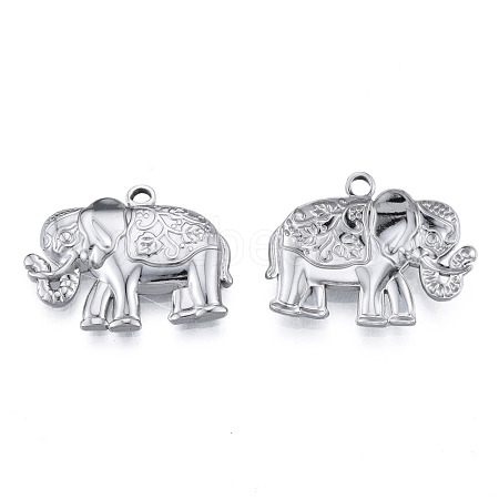 Non-Tarnish 201 Stainless Steel Pendants STAS-N098-203P-1