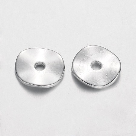 Tibetan Style Alloy Wavy Spacer Beads LS-X-K0NWF022-1