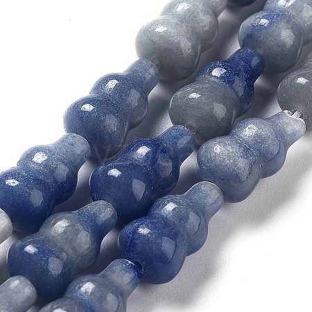 Natural Blue Aventurine Beads Strands G-P528-G03-01-1