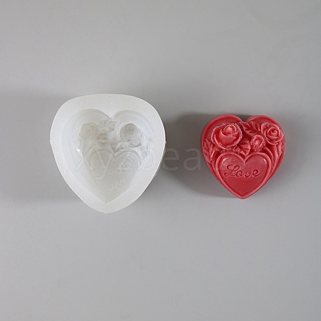 Valentine's Day Heart & Rose DIY Silicone Molds SIL-Z008-02D-1