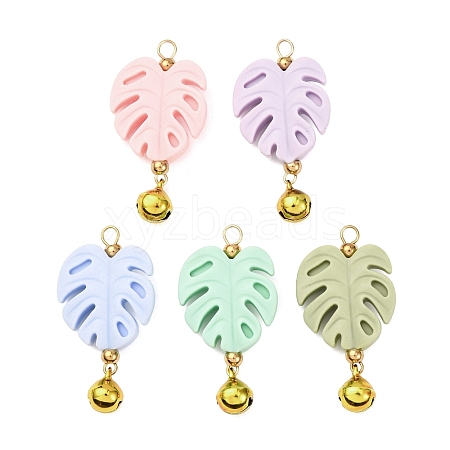 5Pcs Food Grade Eco-Friendly Silicone Pendants PALLOY-JF04549-01-1