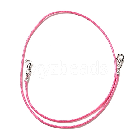 Waxed Polyester Cord Necklace Making AJEW-PH01341-18-1