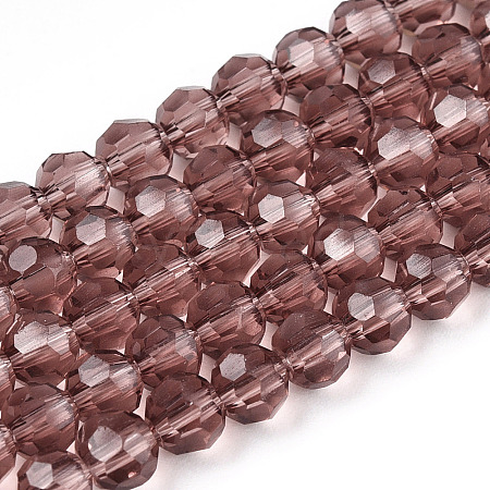 Glass Beads Strands EGLA-J042-4mm-06-1