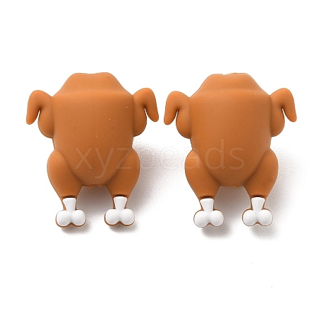3D Thanksgiving Day Food Grade Silicone Focal Beads SL-CBA05A0-03-1