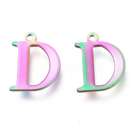 Ion Plating(IP) 304 Stainless Steel Charms STAS-H112-D-M-1