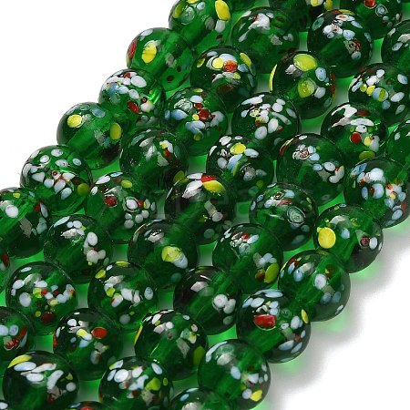 Handmade Lampwork Beads Strands LAMP-H071-01C-02-1
