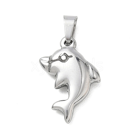 304 Stainless Steel Pendants STAS-B141-03H-P-1