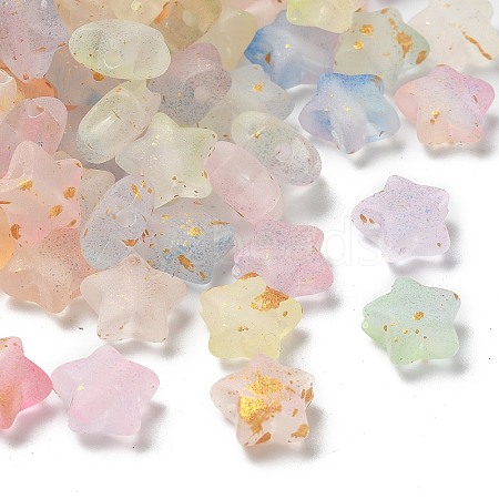 Gradient Color Transparent Acrylic Beads X1-OACR-M023-04A-1