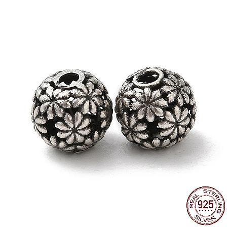 925 Sterling Silver Beads STER-M113-21AS-1