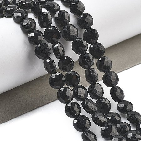 Natural Black Tourmaline Beads Strands G-C179-A20-02-1