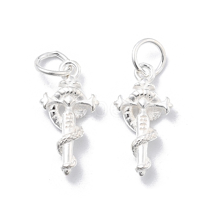 925 Sterling Silver Pendants STER-D302-11S-1