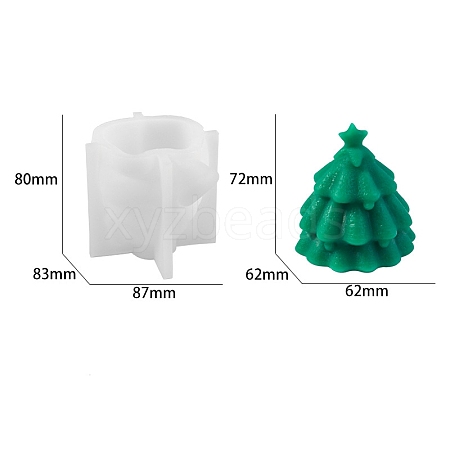 Christmas Theme DIY Candle Silicone Molds PW-WG34193-04-1