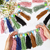 Wool Felt Ball Tassel Garland Banner DIY-WH20011-28B-3