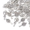 40Pcs 2 Styles Tibetan Style Alloy Pendants TIBEP-YW0001-78-4