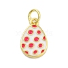 Rack Plating Brass Enamel Charms KK-M293-34G-02-1