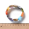 Cat Eye Beads Stretch Bracelets for Women Men BJEW-Q019-01A-3