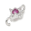 Brass Rhinestone Pendants RB-CBAA948-03P-2