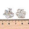 Brass Enamel Stud Earring Findings KK-CBA58F9-01P-01-3