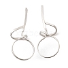 Tarnish Resistant 304 Stainless Steel Stud Earrings EJEW-L215-48P-2