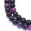 Natural Dyed Jade Beads Strands G-F601-A34-3