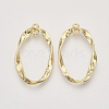 Alloy  2-Loop Link Pendants PALLOY-S121-225-2