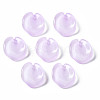 Spray Painted Imitation Jade Glass Pendants GLAA-N042-003-B02-1