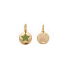 Brass Enamel Charms KK-S356-671G-NF-3