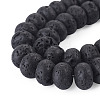 1 Strand Natural Lava Rock Beads Strands G-TA0003-44B-3