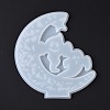 Halloween Theme DIY Moon with Ghost Display Decoration Silicone Molds DIY-G058-E03-4