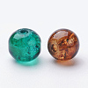 Baking Painted Crackle Glass Beads DGLA-X0006-6mm-05-3
