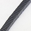 Electroplate Non-magnetic Synthetic Hematite Heishi Beads Strands X-G-J171A-3x3mm-03-3