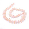 Natural Morganite Beads Strands G-E569-O01-2