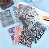 CRASPIRE 2Pcs 2 Styles Plastic Embossing Folders DIY-CP0008-85B-4