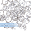 SUPERFINDINGS 36Pcs 6 Style Alloy Rhinestone Charms ALRI-FH0001-18-2