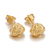 925 Sterling Silver Stud Earrings EJEW-F265-02G-1