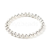 Natural Crackle Quartz & Lava Rock Braided Bead Bracelets Set BJEW-JB07212-03-3