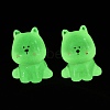 Luminous Resin Cute Little Dog Ornaments RESI-R459-02C-3