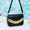 1Pc Opaque Acrylic Twisted Chain Bag Extender Chains PURS-PH0001-41B-4