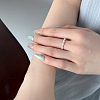 Round Shell Pearl Finger Rings RJEW-Q813-03S-3