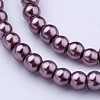 Glass Pearl Beads Strands HY-4D-B07-2