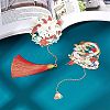 2Pcs 2 Style Brass Bookmarks AJEW-GF0002-94-6