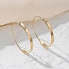 304 Stainless Steel Ring Hoop Earrings for Women EJEW-Q781-04G-4